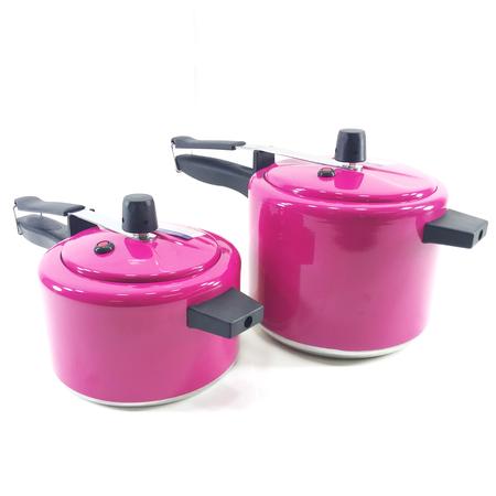 Imagem de Kit panelas de pressão rosa pink 4,5 litros e 2,5 litros