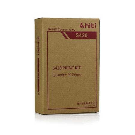 Imagem de Kit Papel E Ribbon Hiti Para Impressoras S420