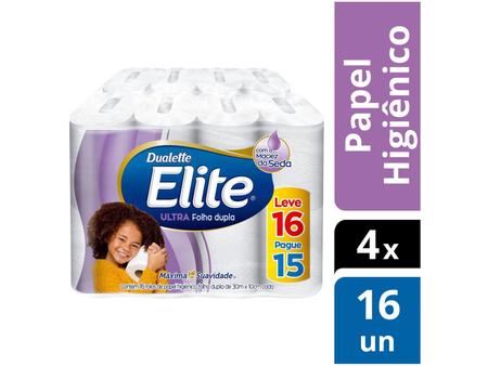 Imagem de Kit Papel Higiênico Folha Dupla Elite Ultra