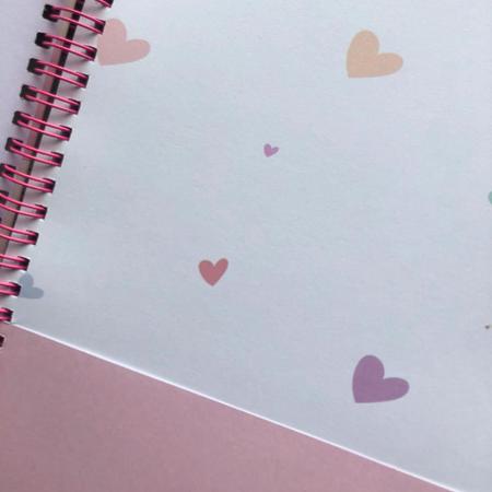 Imagem de Kit Papelaria Caderno Inteligente Tons Pasteis Fofo Kawaii