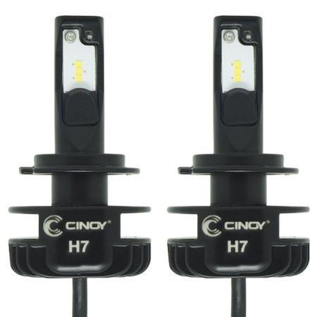 Imagem de Kit Par Lâmpada Super Ultra Led Plus Automotiva Farol 12000 Lumens 6500K 12V 24V Carro  - Cinoy