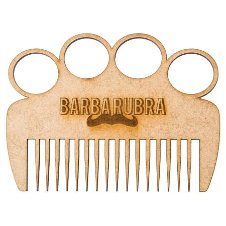 Imagem de Kit Para Barba Rubra Óleo Shampoo 3x1 Balm Cera E Pente