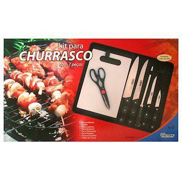 Imagem de Kit para churrasco - 7 PEÇAS -WESTERN