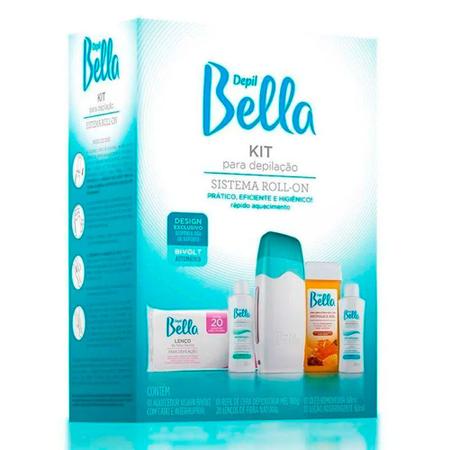 Imagem de Kit Para Depilação Roll-on  Depil Bella