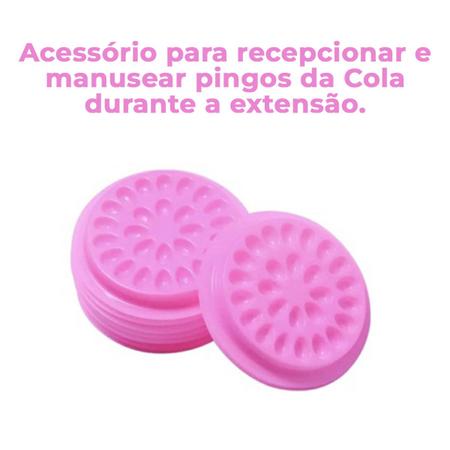 Imagem de Kit Para Extensão de Cílios, Cola Sky   Paleta Flor Batoque