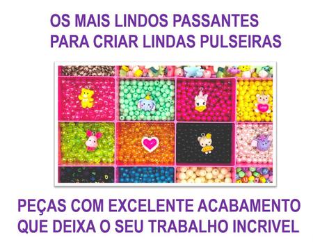 Imagem de Kit Para Fazer Pulseiras 5000 Peças Miçangas Infantil