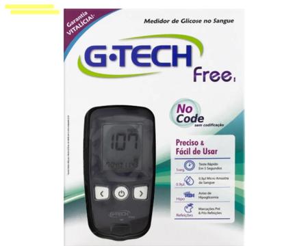 Imagem de Kit Para Medir Glicose Glicemia G-tech Free S/ Codigo