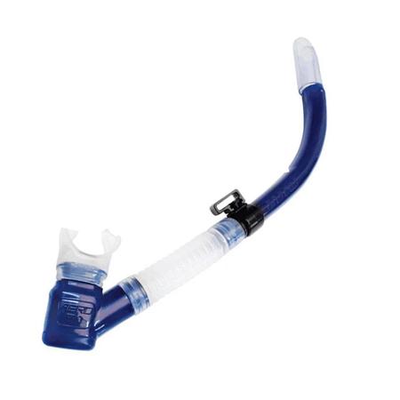 Imagem de Kit Para Mergulho SeaSub Prata Máscara Splenda 3 + Respirador Aero Pro AzuL Acompanha Caixa Kit