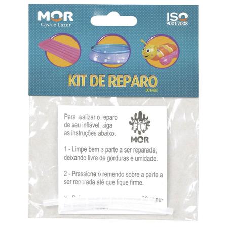 Imagem de Kit Para Reparo De Piscina 6 Peças Pvc 1488 Mor