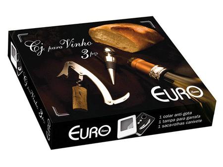 Imagem de Kit para Vinho 3 Peças Euro Home