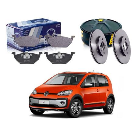 Kit Pastilha Disco Dianteiro Up Tsi 1.0 2016 A 2020 - SYL Imagem de Kit Pastilha Disco Dianteiro Up Tsi 1.0 2016 A 2020