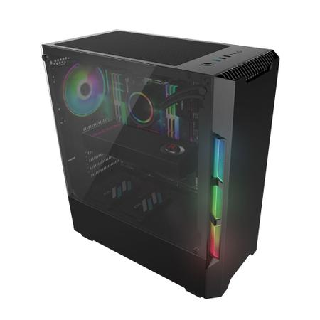 Imagem de Kit PC Gamer Neologic NLI81551 Ryzen 5 2400G 8GB (RX 570 4GB) 1TB + Monitor 19,5