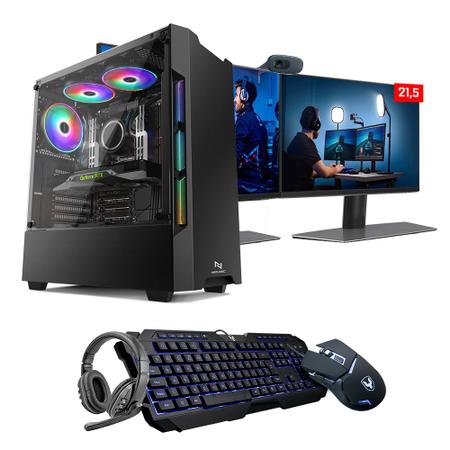 Computador Gamer Completo RGB Intel Core i5 8GB SSD 512GB Kit