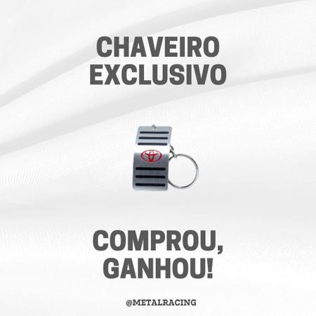 Imagem de KIT Pedaleira de Carro 100% AÇO INOX modelo do carro Toyota Sw4 2016 a 2020  Envio Rápido Brasil