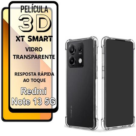 Imagem de Kit Película 3D vidro + Capinha case Para Redmi Note 13 5G