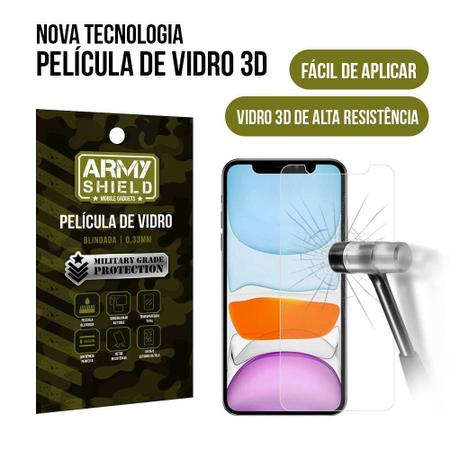 Imagem de Kit Película de Camêra Moto G30 + Película de Vidro 3D e Capinha Anti Shock - Armyshield