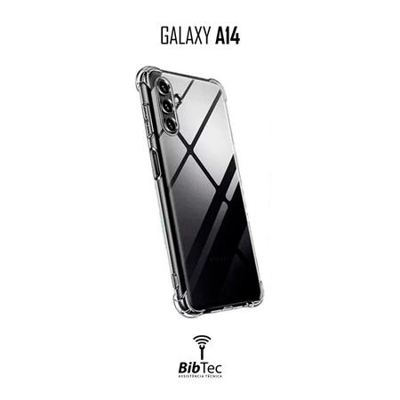 Imagem de Kit Película Privacidade 3D + Capa Transparente + Cabo USB Tipo C Samsung Galaxy A14