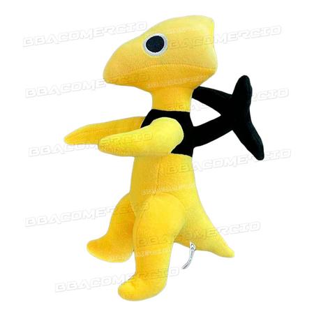 Kit 2 Bonecos Pelúcia Rainbow Friends Amarelo Ciano Roblox