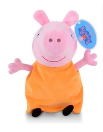 Papai Pig Pelúcia Desenho Peppa Pig, Tam 30cm - Envio Rápido