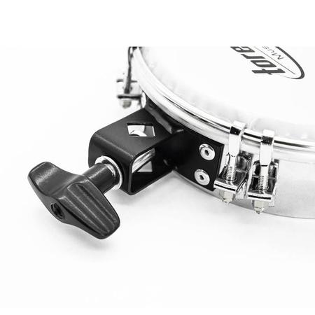 Imagem de Kit percussão tamborim com clamp tt409 + suporte para percussão ta430