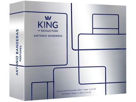 Imagem de Kit Perfume Antonio Banderas King of Seduction