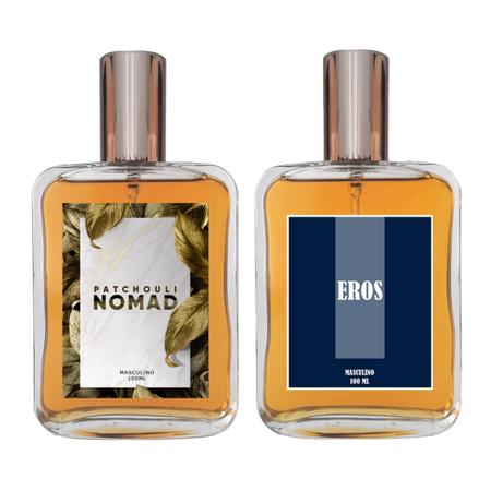 Imagem de Kit Perfume Masculino - Patchouli Nomad + Eros 100Ml