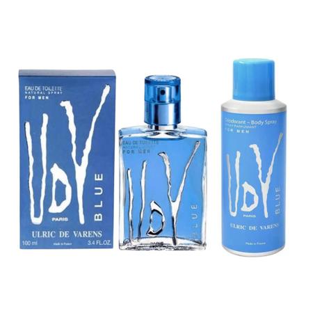 Imagem de Kit Perfume Udv Blue 100ml + Desodorante Udv Blue 200 ml