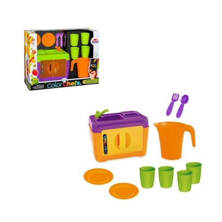 Imagem de Kit Pia Color Chefs Usual Plastic 416