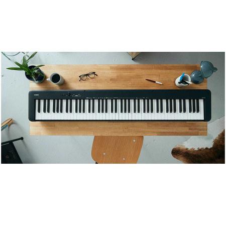 Imagem de Kit Piano Digital Casio CDP-S110 Bk 88 Teclas + Estante CS-46 + Banqueta em X