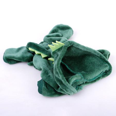 Imagem de Kit Pijama Kigurumi Com Roupa Pet Dinossauro Macacão com Capuz Cosplay Roupa de Dormir