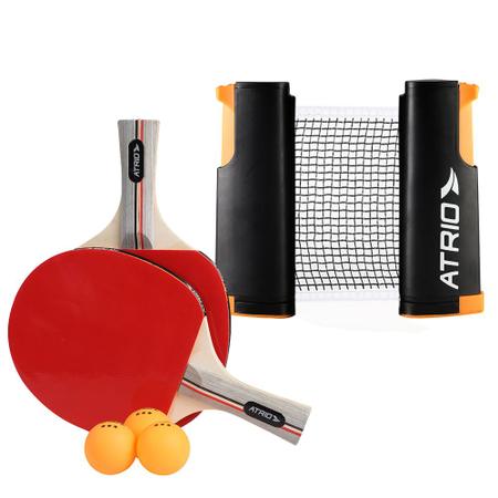 Kit Tênis De Mesa ( Ping Pong ) Com Mesa Raquetes E Rede - Fácil Esporte em  Promoção na Americanas