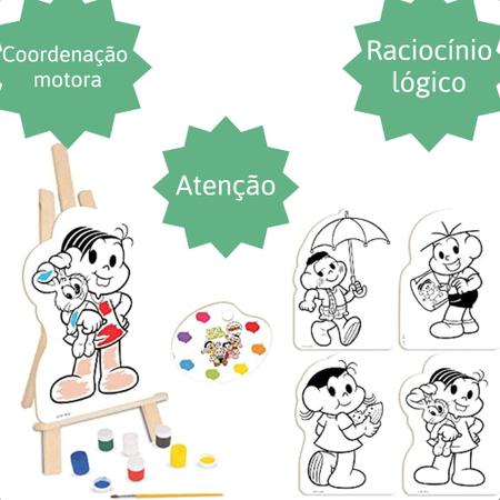 Kit Infantil de Pintura Turma da Mônica Nig Brinquedos - minipreco