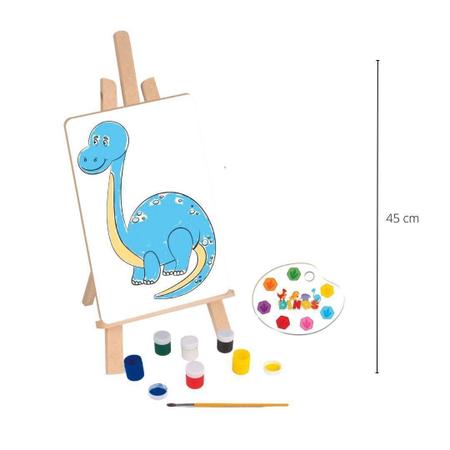 Kit De Pintura Em Madeira Infantil Com Desenhos Unicórnio - Nig