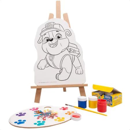 Jogo Infantil Brinquedo Kit Pintura Patrulha Canina - Nig - Kit de Pintura  Infantil - Magazine Luiza