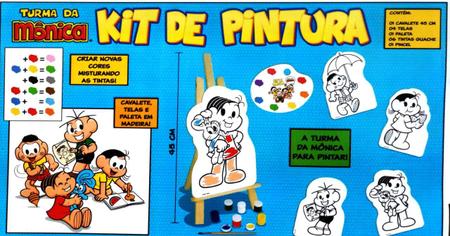 Kit de Pintura - Turma da Monica - 0766 NIG