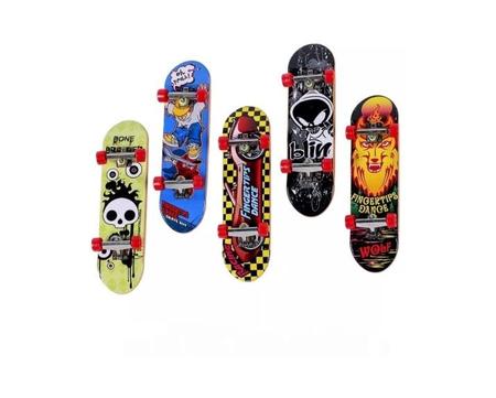 Kit Pista Skate de Dedo Skate Park Rampa Half + 1 Skatinho