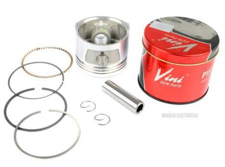 Kit Pistão 1.25 CG 150 Fan/Titan 09-15 / NXR 150 BROS 06-15 - Vini Parts Imagem de Kit Pistão 1.25 CG 150 Fan/Titan 09-15 / NXR 150 BROS 06-15