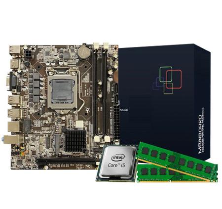 Imagem de Kit Placa H61 + Processador Intel Core i5 + Memória 4GB DDR3