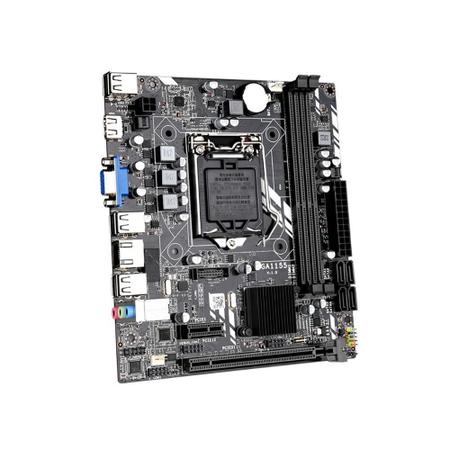 Imagem de Kit Placa Mãe H61 1155 Processador Core I5 2400 4Gb Ram 1600