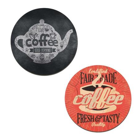 Imagem de Kit Placas Decorativas Cantinho Do Café I Love Coffee Quadro