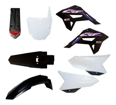 Imagem de Kit Plastico Crf230 Com Led, Number E Adesivo Amx