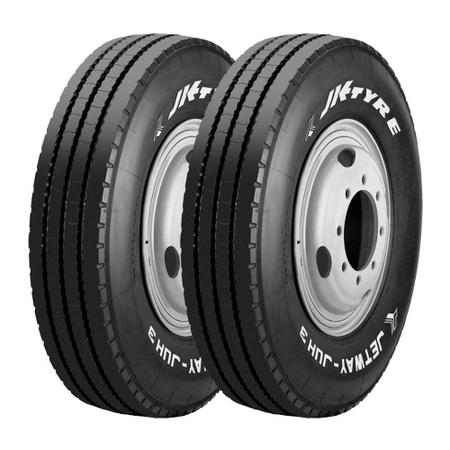 Imagem de Kit Pneu JK Aro 22,5 295/80R22,5 Jetway 16 Lonas 152/148M 2 Un