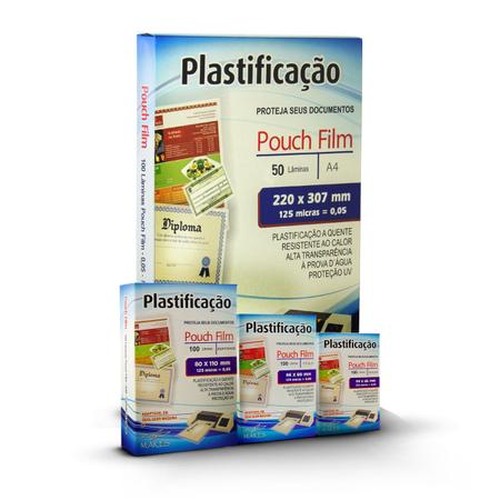 Imagem de Kit Polaseal 350 unidades Plástico para Plastificação0,05