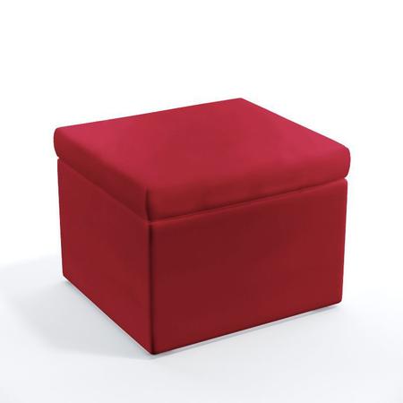 Kit Poltrona Namoradeira e 2 Poltronas Decorativas Almofadadas Vega com Puff Quasar Sued Vermelho Aradecor Imagem de Kit Poltrona Namoradeira e 2 Poltronas Decorativas Almofadadas Vega com Puff Quasar Sued Vermelho Aradecor