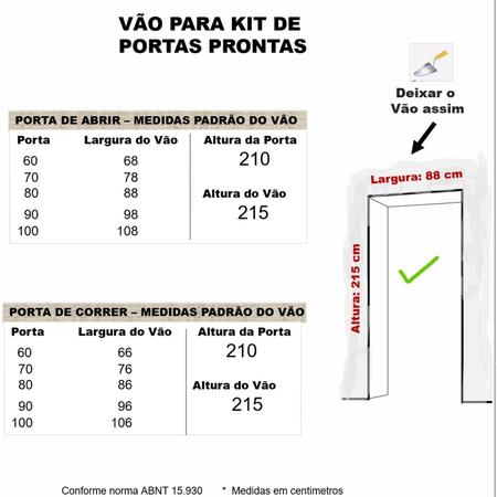 Kit Porta de Correr Madeira Lisa 210x70x3,5cm Laca Moldufama Imagem de Kit Porta de Correr Madeira Lisa 210x70x3,5cm Laca Moldufama