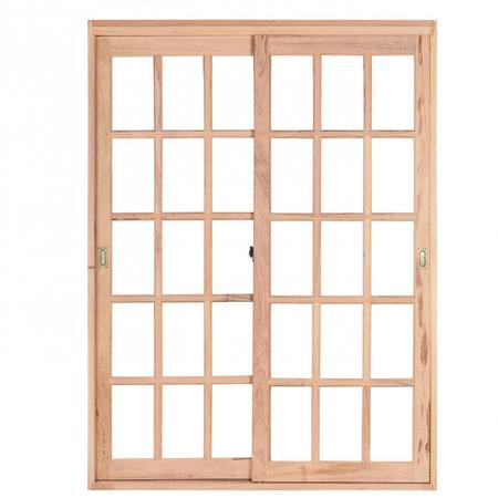 Imagem de Kit Porta de Correr Madeira Pe621 Gold Natural 216cm x 150cm Esel