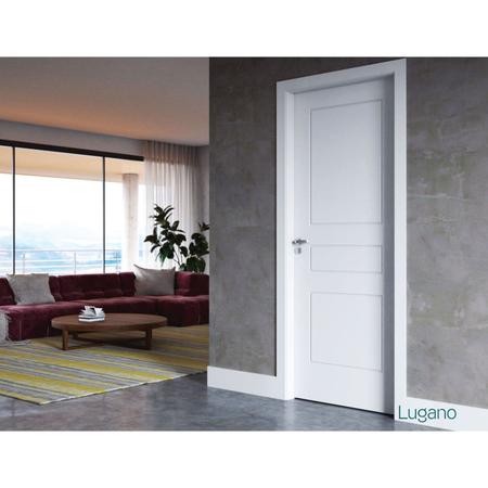 Imagem de Kit Porta de Madeira 210x80cm Batente Ultra 11cm Lugano Premium Famossul