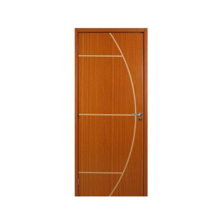 Imagem de Kit Porta de Madeira Decorada 215x94cm com Batente de MDF Ultra 16cm Gaúcha MGM