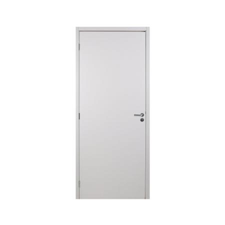 Imagem de Kit Porta de Madeira Lisa 215x84cm com Batente de MDF Ultra 07cm Melamínico MGM