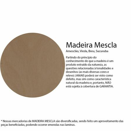Imagem de Kit Porta Lisa de Madeira Mescla 70 X 2.10 Batente Ecológico 11cm Fechadura Comum Lado Direito - Hale
